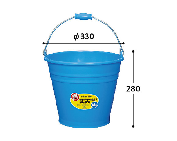 カラーバケツ 14型 | 株式会社ヒマラヤ化学工業所